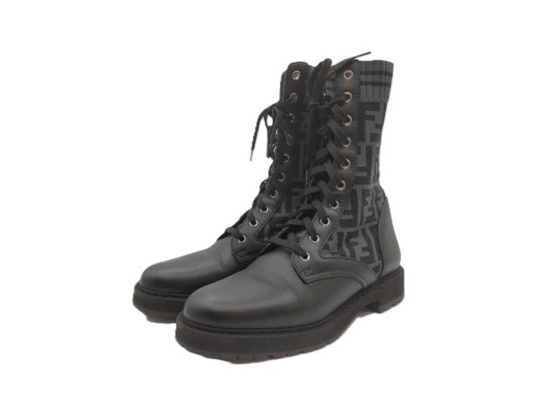 フェンディ買取 ロココ ズッカ柄 ショートブーツ